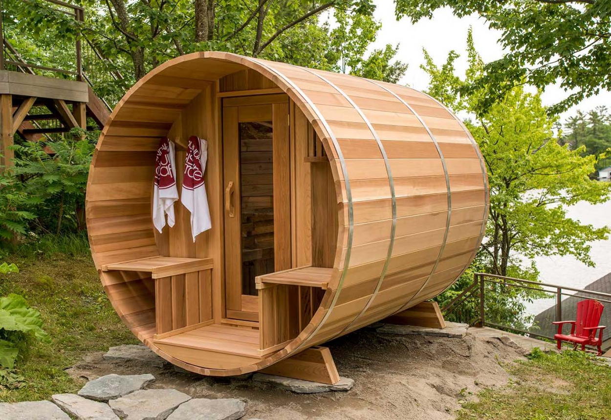 cedar barrel sauna