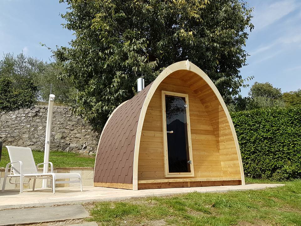 lovisa pod sauna with porch