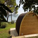 lovisa pod sauna with porch