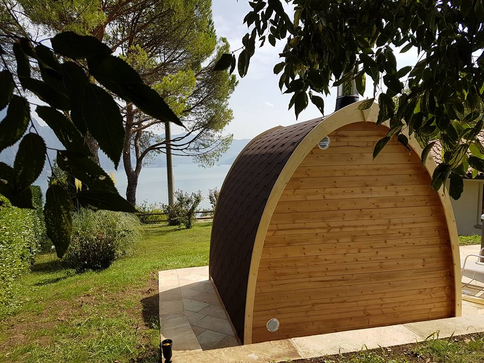 lovisa pod sauna with porch